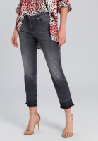 Grey Denim mit Fransensaum
