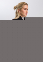 Stehkragenjacke aus fließendem Material