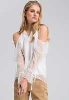 Bluse mit Volants