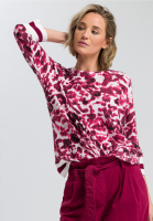 Pullover mit Batikprint