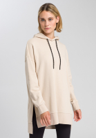 Longhoodie aus Sweatjersey