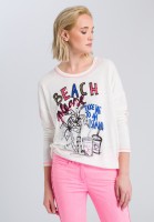 Longsleeve mit Glitzereffekten