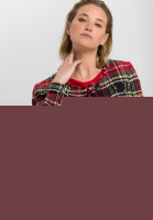 Jacke aus strukturiertem Karo