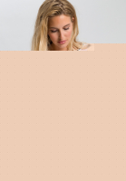 Shirtbluse mit Ringelausschnitt