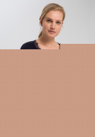 Bluse mit Spitzenausschnitt