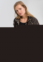 Strickjacke mit Fransendetails