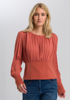 Bluse mit Kräuseleffekt