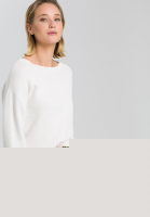 Pullover in Ottoman-Struktur