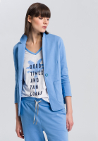 Jerseyblazer mit Knopfverschluss