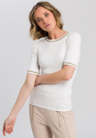 Shirt mit Ringelbündchen