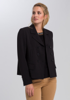 Blazerjacke aus fließendem Crepe mit Strassapplikation