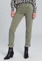5-Pocket mit aufgenähtem Metalllogo
