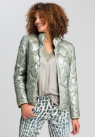Steppjacke im Metallic-Look