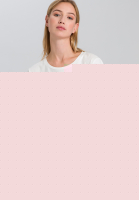 T-Shirt mit Schrift und Neondetail