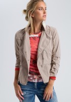 Jacke mit Kroko-Dekor