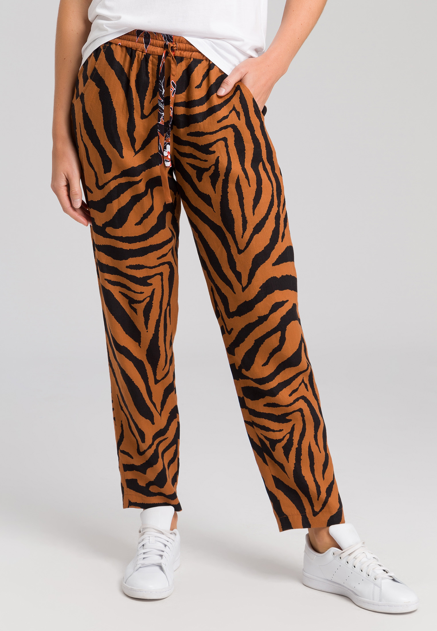 tiger print sweatpants