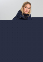 Outdoormantel mit Strickbündchen