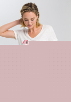 T-Shirt mit Message und aufgesetzter Brusttasche