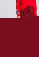 Rock mit Leoparden-Druck