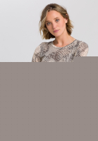T-Shirt mit Schlangenprint