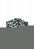 Mund-Nasen-Maske im dunklen Leoparden-Design