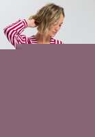 Bluse mit Streifendruck