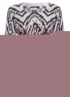 Longpullover mit Alloverprint