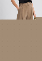 Bundfaltenhose aus nachhaltigem Twill