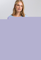 Shirtbluse mit Rippbündchen