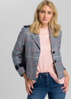 Blazerjacke mit Karomuster