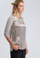 Blusenshirt in Glanzoptik