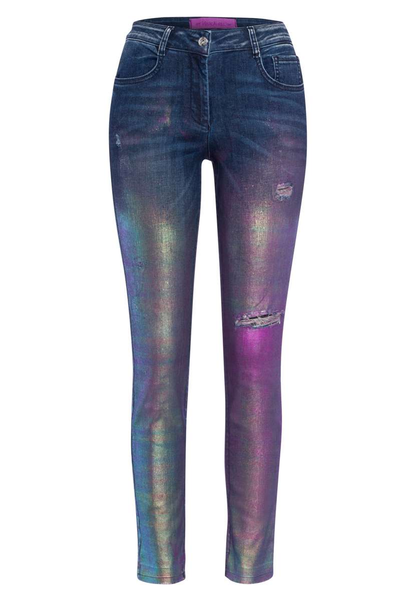 Jeans in MetallicOptik Hosen & Jeans Fashion