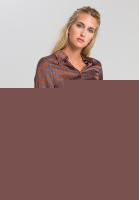 Hemdbluse mit Tupfendruck