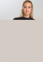 Lurexshirt mit Turtleneck