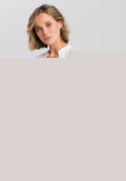 Stehkragenbluse aus Jacquarmaterial