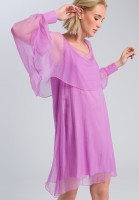 Chiffonkleid transparent