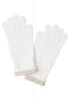 Fingerhandschuhe mit Kontrastkante