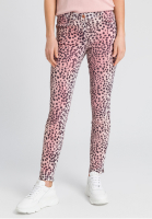 5-Pocket im Leoparden-Look