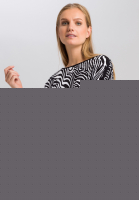 Pullover mit Zebra-Print