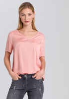 Blusenshirt mit aufgesetzter Tasche