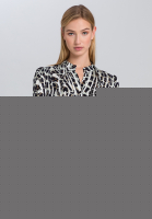 Schluppenbluse mit auffälligen Animalprint