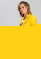 Einreiher Blazer im edlen Leinen-Look
