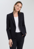 Blazer mit klassischem Reverskragen mit Schurwolle