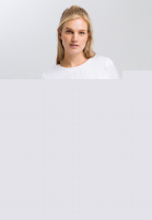 Shirtbluse mit Rippbündchen