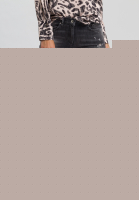 Jeans mit Fransensaum