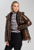 Outdoorjacke im Metallic-Style