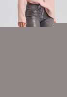 Jeans mit Metallic-Effekten