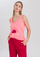 Jerseytop mit sommerlichem Frontprint