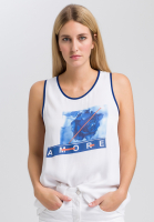 Top mit Frontprint