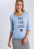 Shirt mit Oil-dyed-Färbung